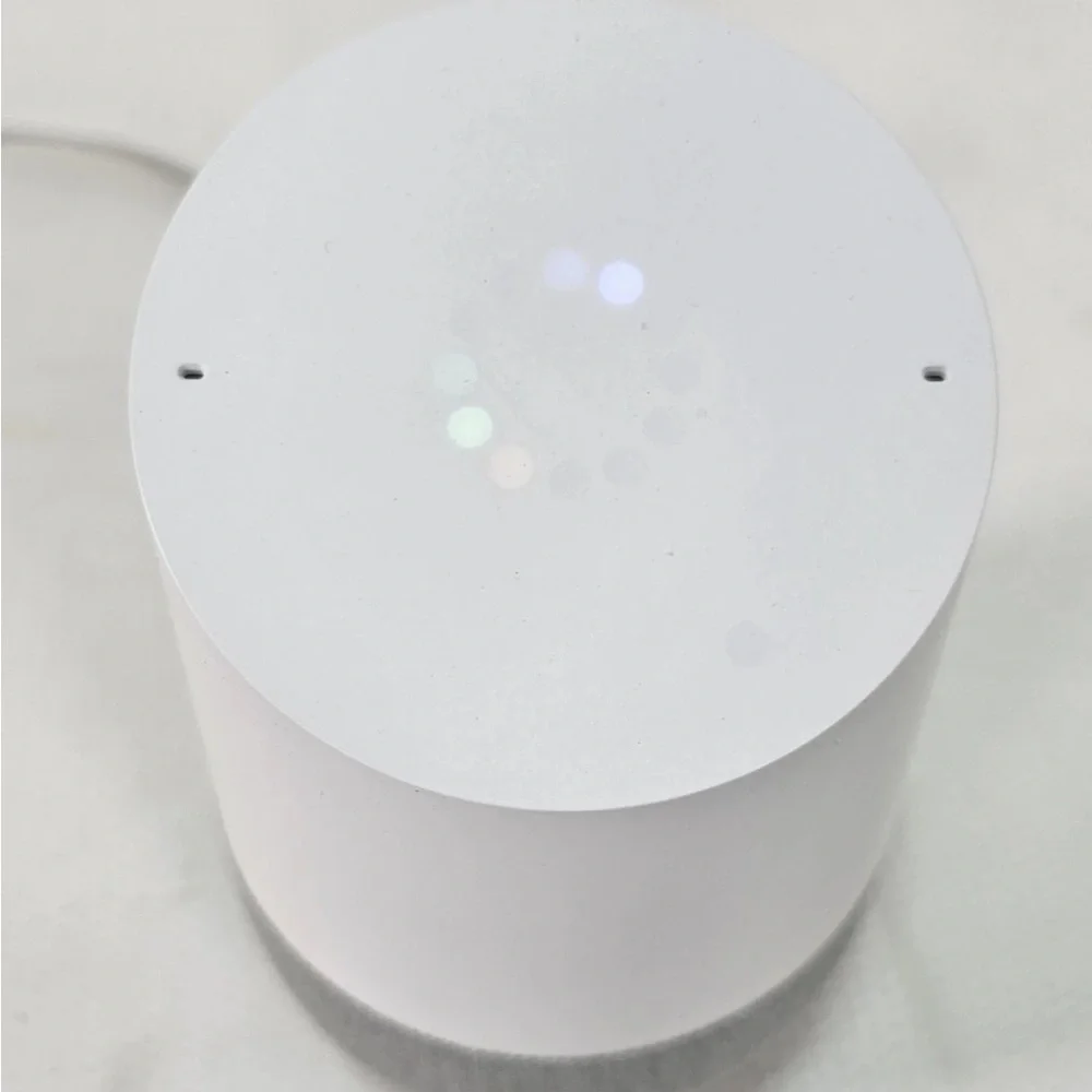 Google Smart Speaker in White and Gray